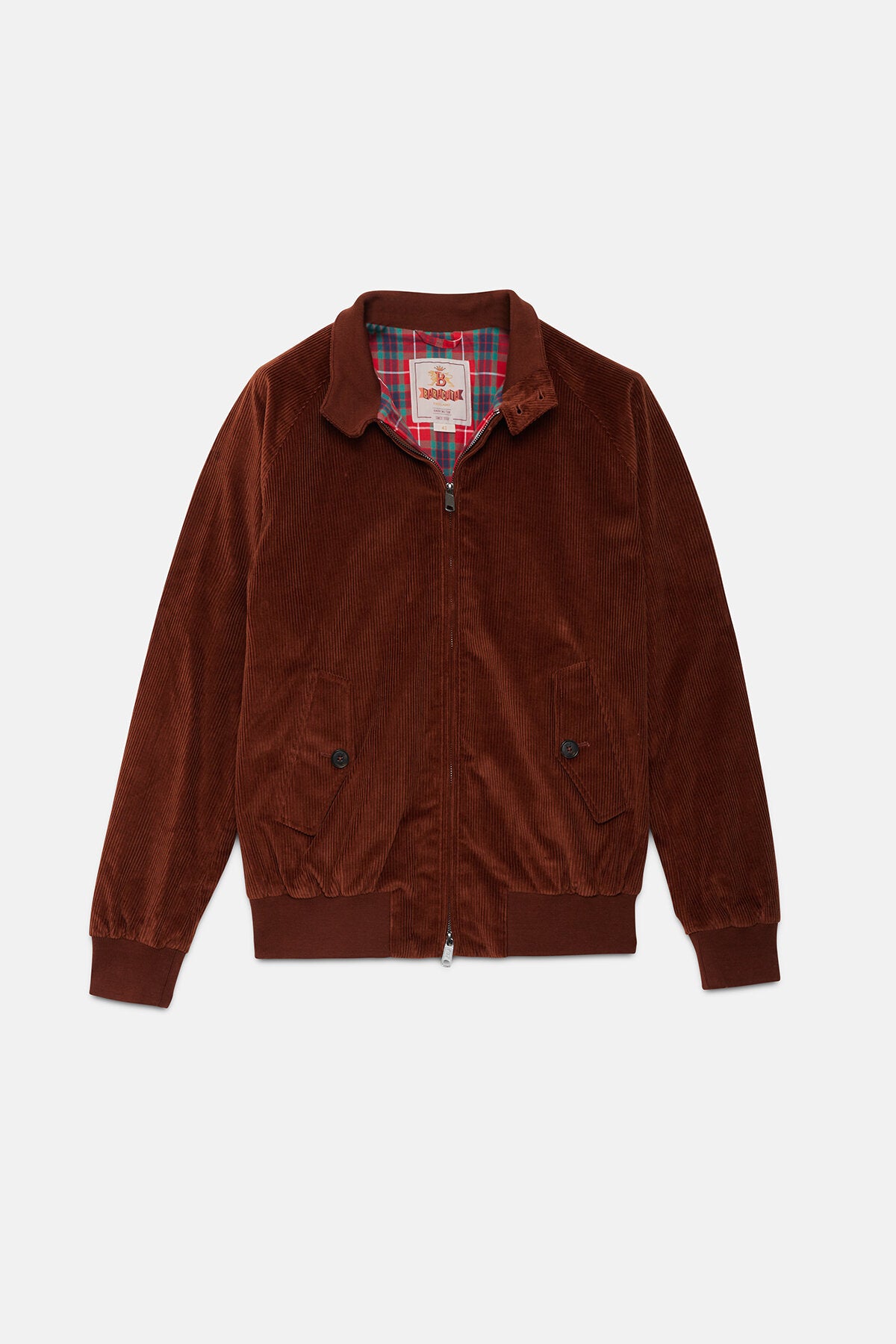 Unpadded G9 Corduroy Cognac | Baracuta