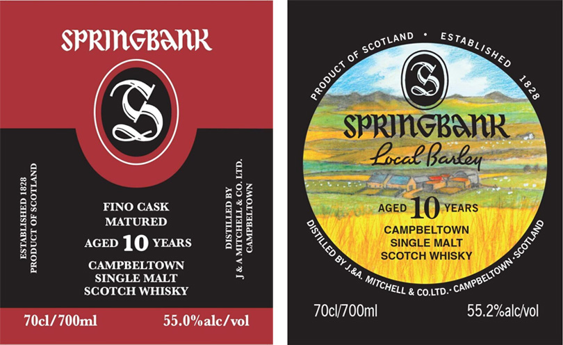 スプリングバンクから注目の10年熟成2種。フィノ樽と新たなローカル