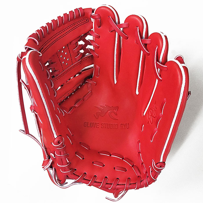 即日出荷 RYU 野球用 硬式用 グラブ 投手用 ピッチャー用 Pオレンジ