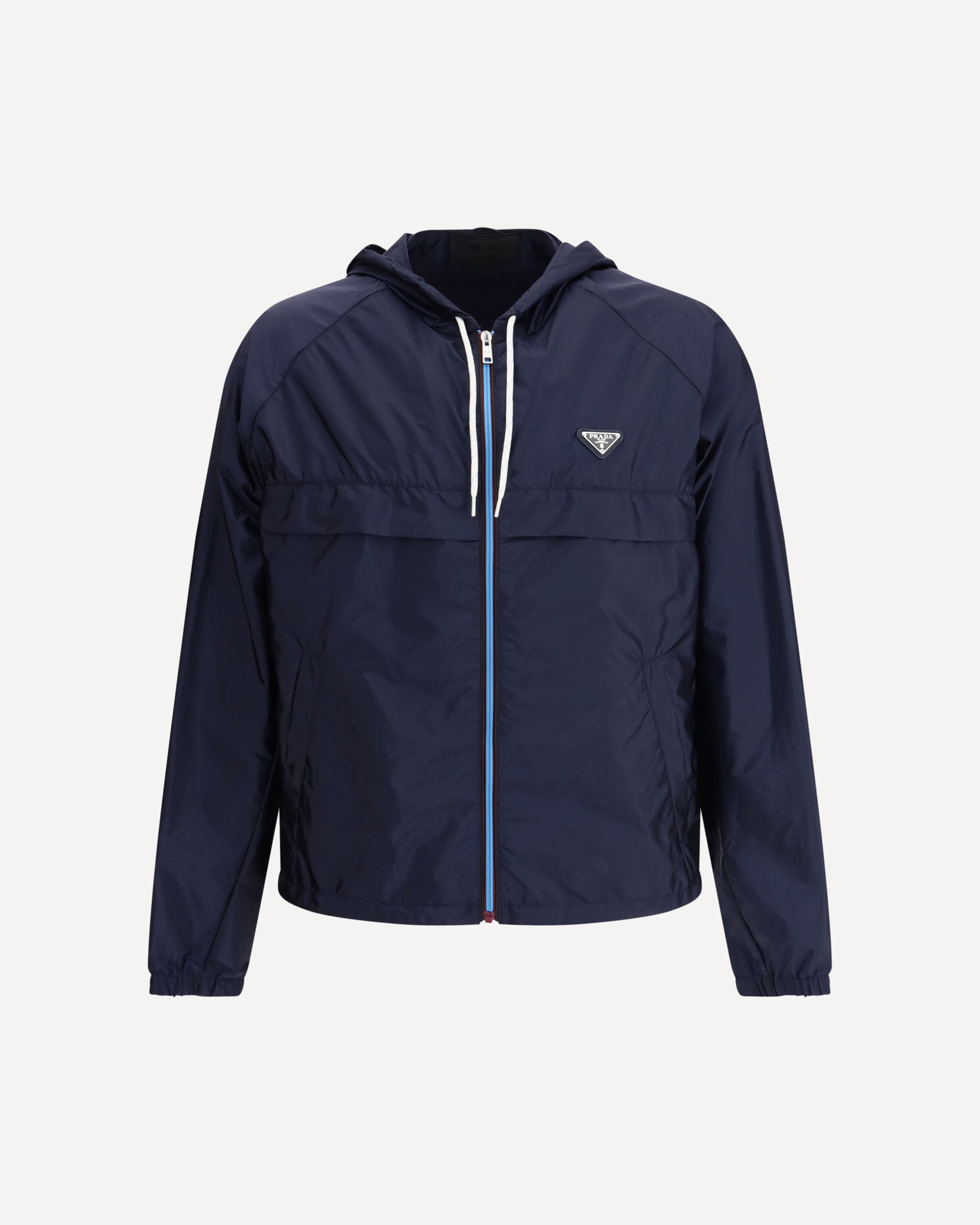 PRADA Waterproof hooded Jacket BLUE | Base Blu