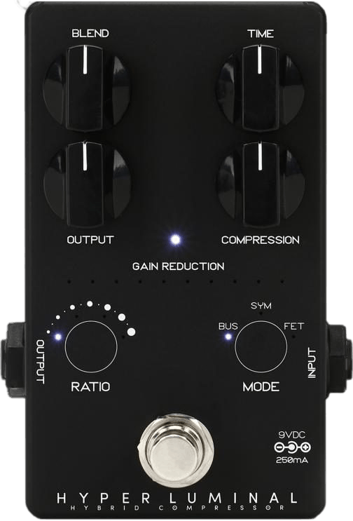 Darkglass Hyper Luminal · Hybrid Compressor Black | Bass Buddha