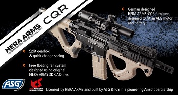 ICS/ASG HERA ARMS CQR 電動ガン AEG Two-Tone Ver.2 SSS/EBB 電子