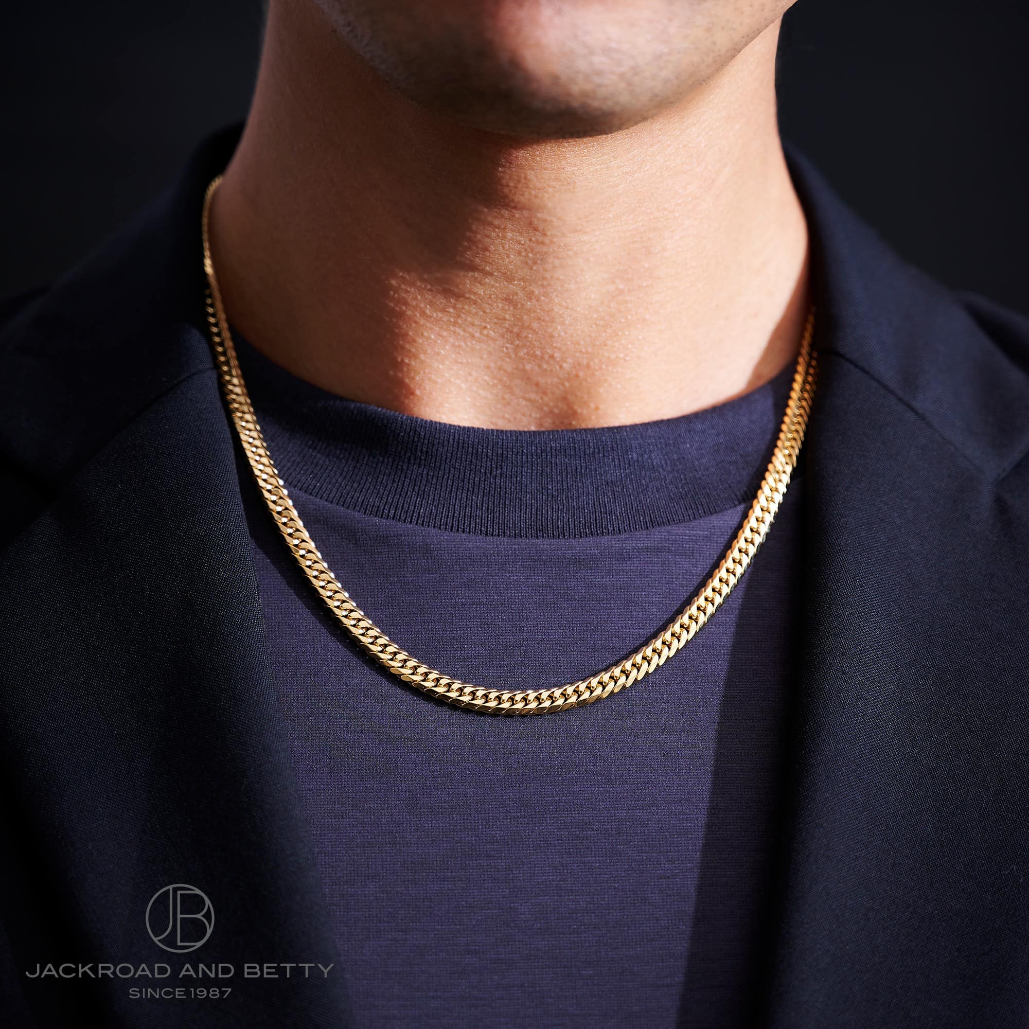 K18 6面 ダブル 50g 50cm ネックレス 造幣局刻印有り[] | 喜平 新品