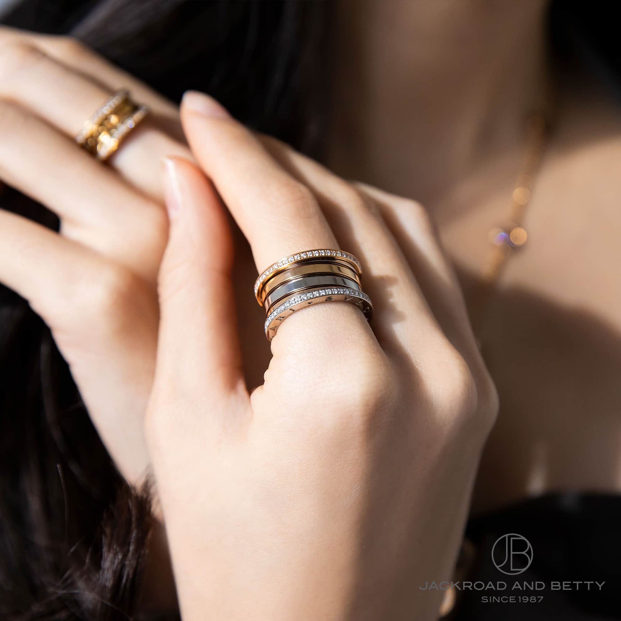 ビー・ゼロワン ダイヤリング[AN858368] B.ZERO1 ring | ブルガリ 新品