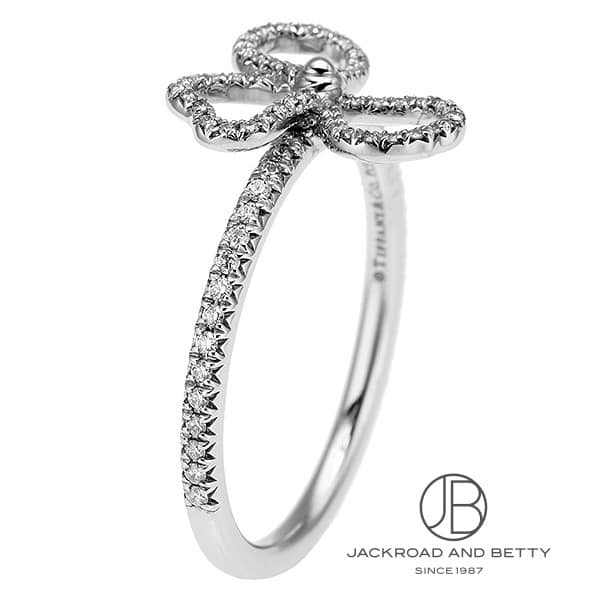 ペーパーフラワー ダイヤモンド オープンフラワーリング[] Paper