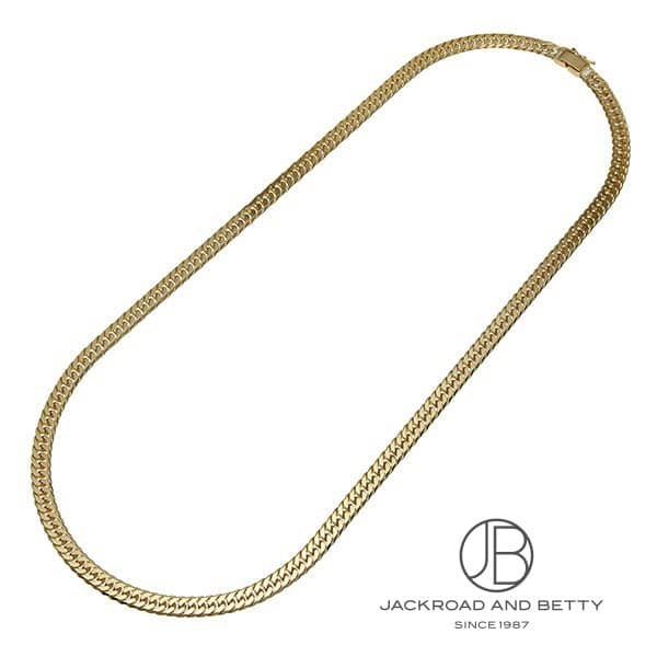 K18 6面 ダブル 55g 55cm ネックレス 造幣局刻印有り[] Kihei Gold