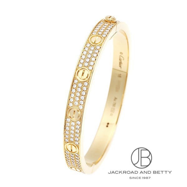 ラブブレスレット クラシックモデル パヴェダイヤ 16[N6035016] Love