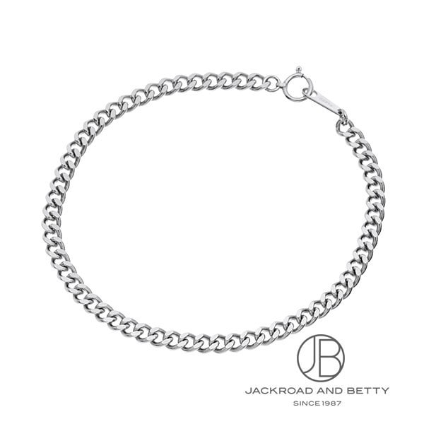 PT850 2面 シングル 10g 18cm ブレスレット プラチナ 造幣局刻印有り