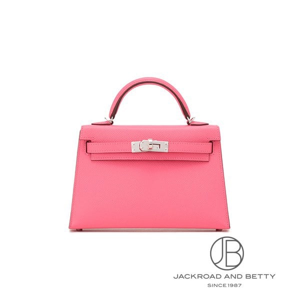 ミニケリー2 外縫い ローズアザレ ピンク[H071302CK8W] mini Kelly2