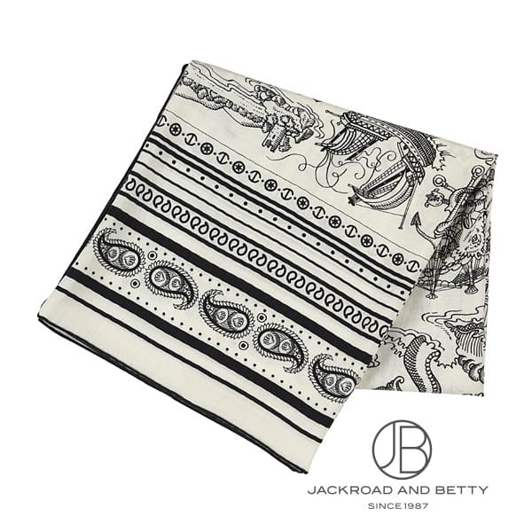 カレ140 カレジェアン 船乗りのタトゥー・バンダナ ブラック 黒