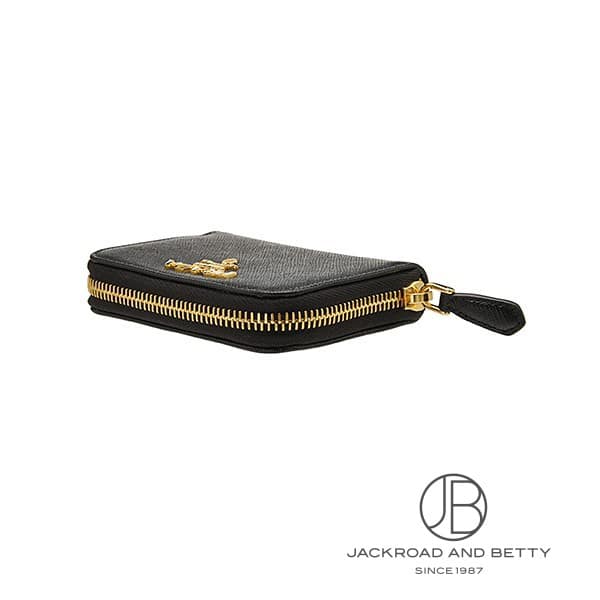 サフィアーノレザー コインケース ネロ ブラック 黒[1MM268 QWA F0002