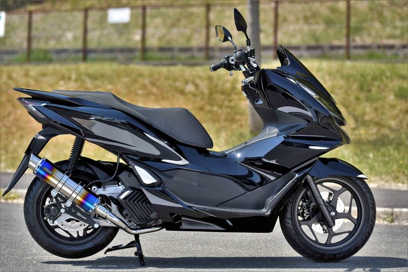 R-EVO2 ヒートチタン フルエキゾースト：PCX125：2023〜：政府認証