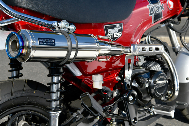 R-EVO TYPE C ステンレス フルエキゾースト：DAX125：政府認証 ｜ BEAMS