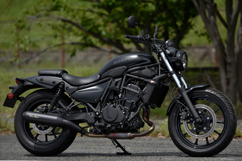 パワーヘッダー RS マットブラック スリップオン：エリミネーター400