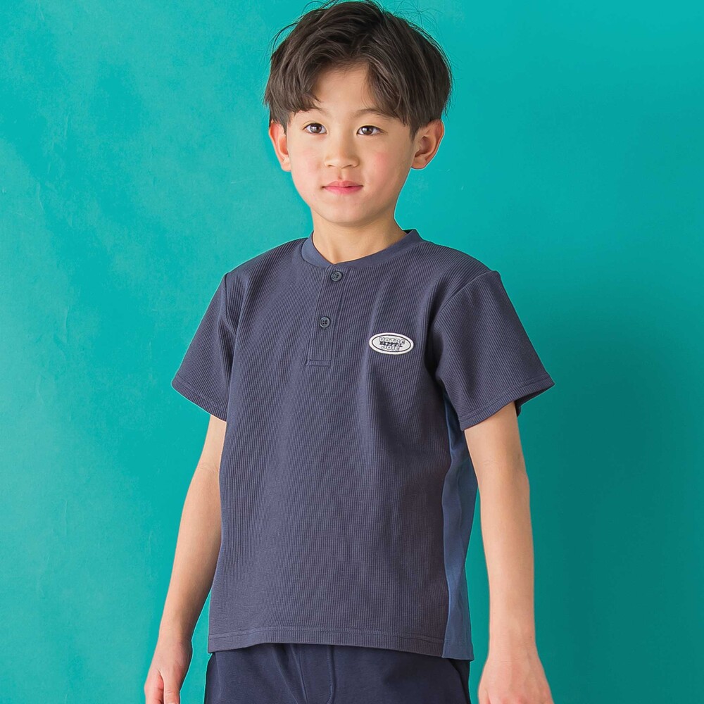 店舗限定】ワッフル×天竺ワッペン半袖Tシャツ＋ショートパンツ