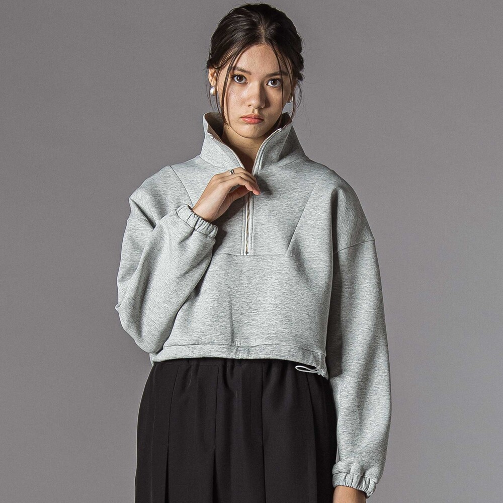 ダンボールニットハーフジップトレーナー大人親子お揃い(145~175cm)(M