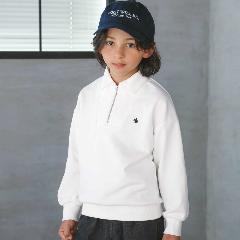 POLO BCS(ポロ・ビーシーエス)×nexchicコラボ】ミニ裏毛ジップ