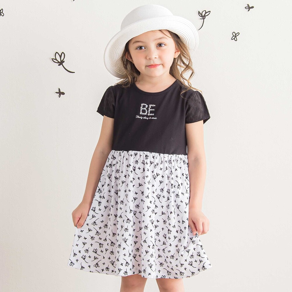 お揃い】復刻アーカイブフローラルプリントワンピース(90~150cm)(90cm