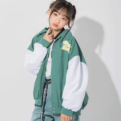 ニコ☆プチ 掲載 】サガラ刺繍バイカラースタジャン(130~160cm)(130cm