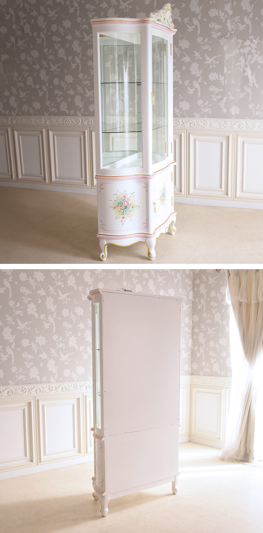 ROCOCO アントワネット イタリアン キャビネット 幅86cm | ロココ調