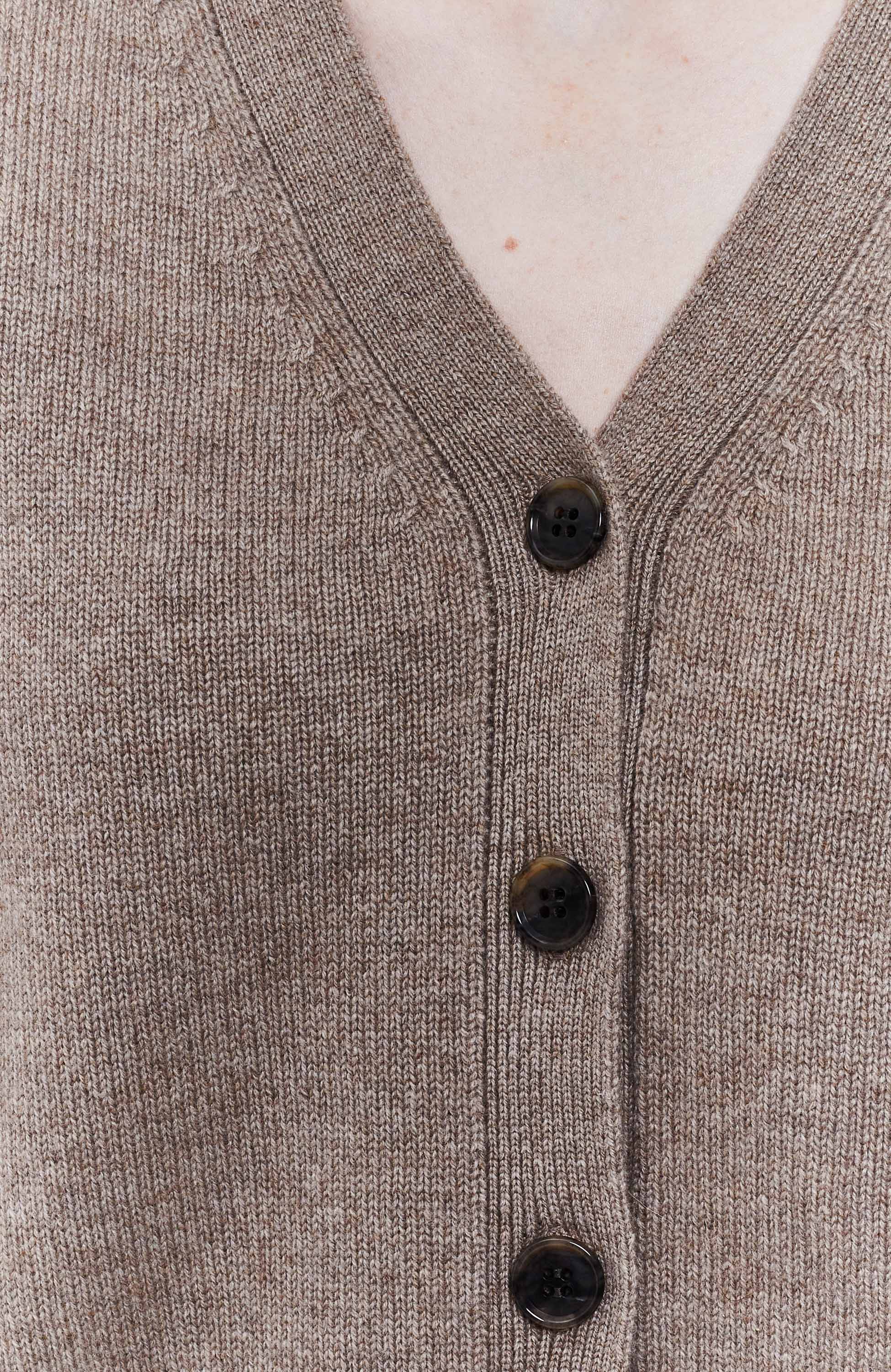 Cropped Cashmere Cardigan By LISA YANG - Shop Online at BEIGE | BROWN