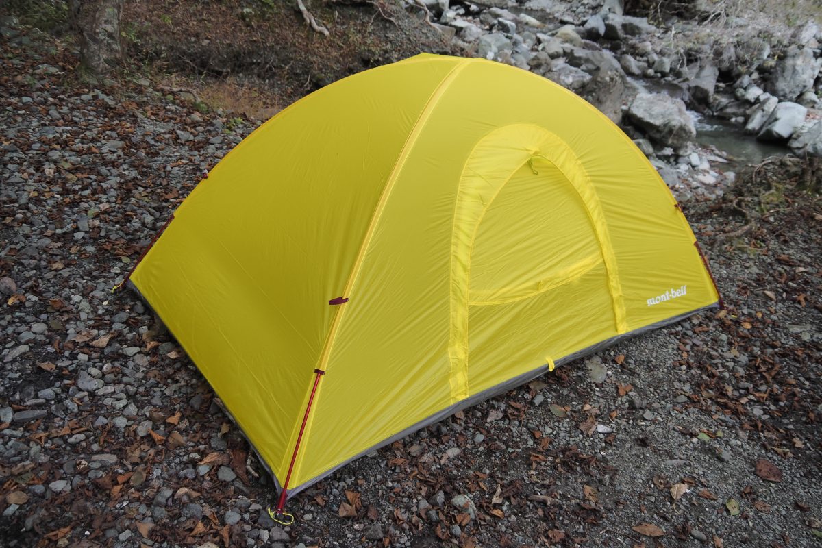 軽量シェルターのなかでも、モンベルのU.L.ドームシェルターをおすすめ