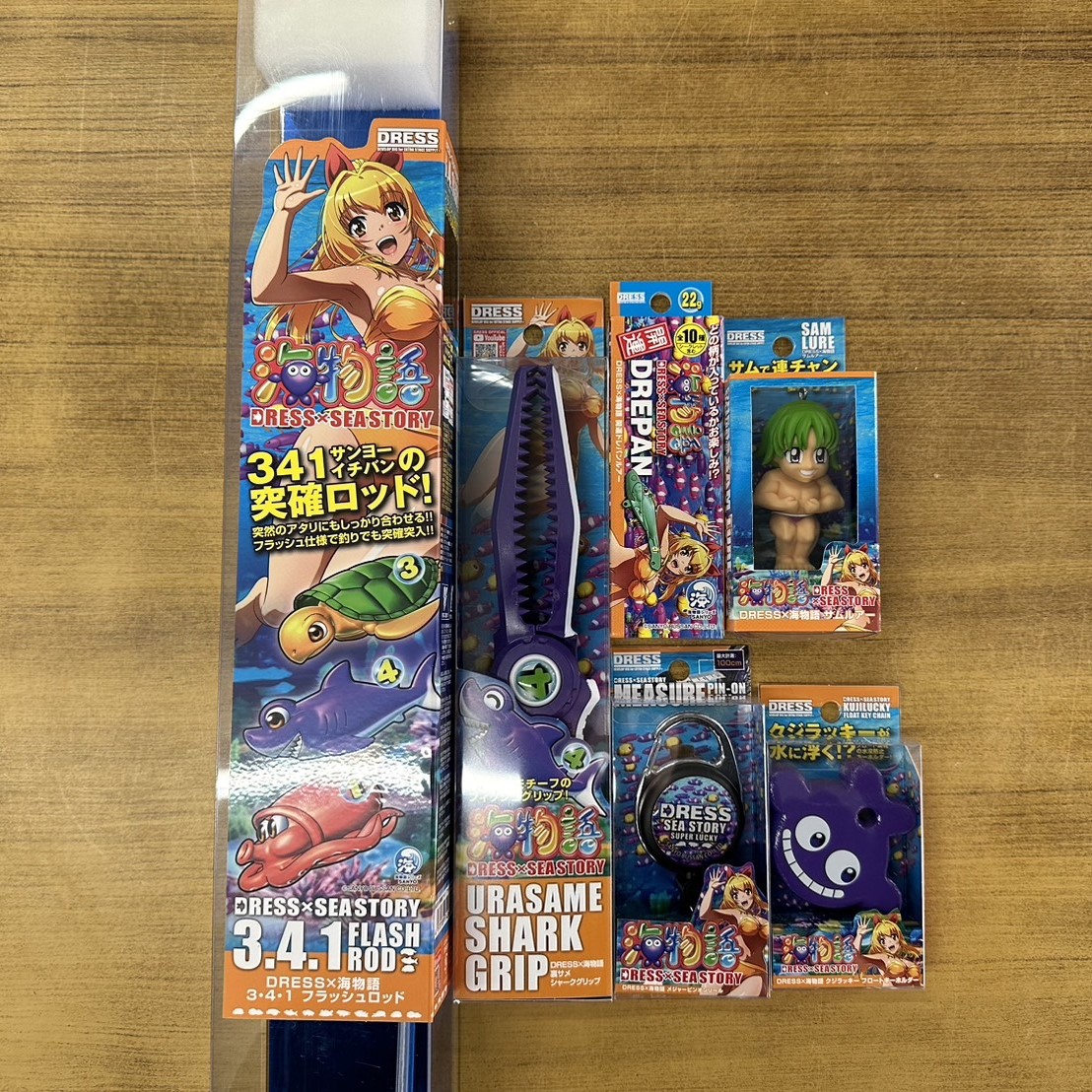 DRESS×海物語】コラボ！│鹿児島の釣具専門店 BEPPU FISHING Powered