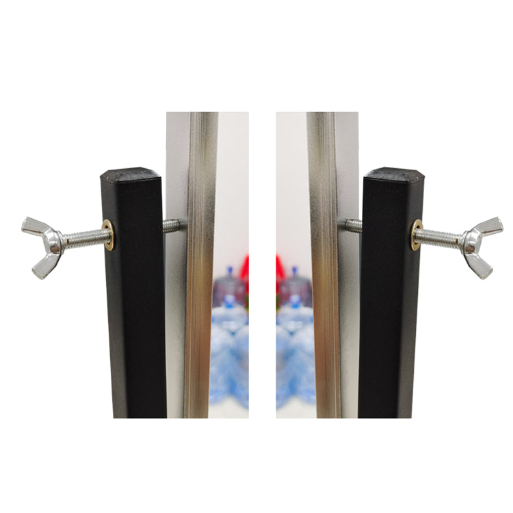 ミラー 全身鏡 ステンレス キャスター付 fzbl-1848