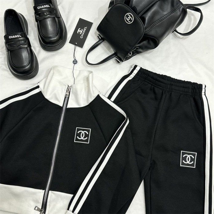 シャネル子供服 ジャージ ロングパンツ トップス 長袖 女の子 Chanel