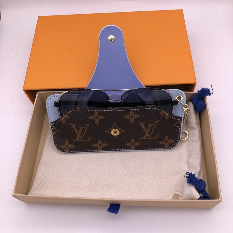 ルイヴィトン風 ガネケース高級革製品サングラスケースメンズ