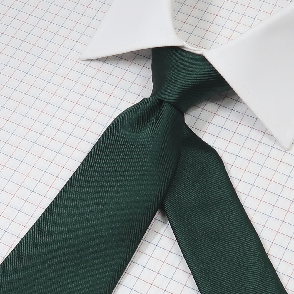 オリジナル ネクタイ ソリッド ダークグリーン | オーダースーツの