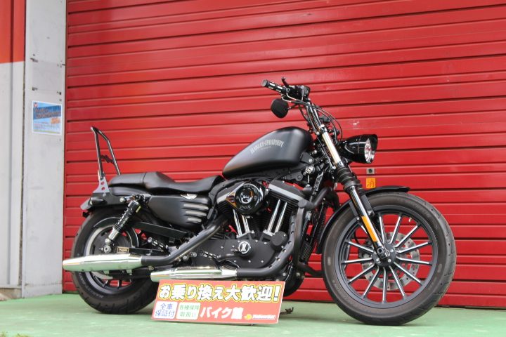 マットブラックのかっこいいワイルドな…ハーレーダビッドソン XL883N