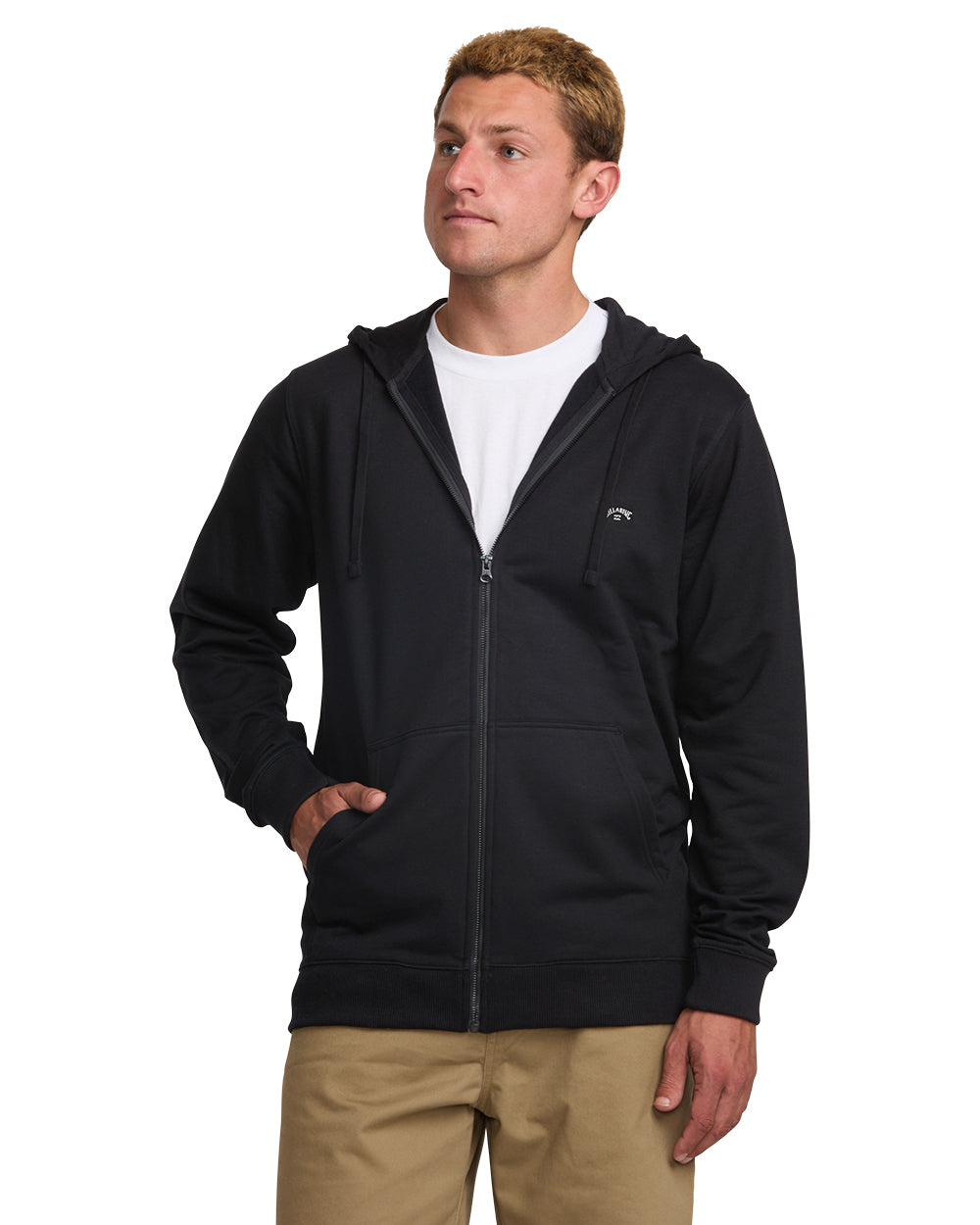 All Day Zip Front Hoodie - Black | Billabong