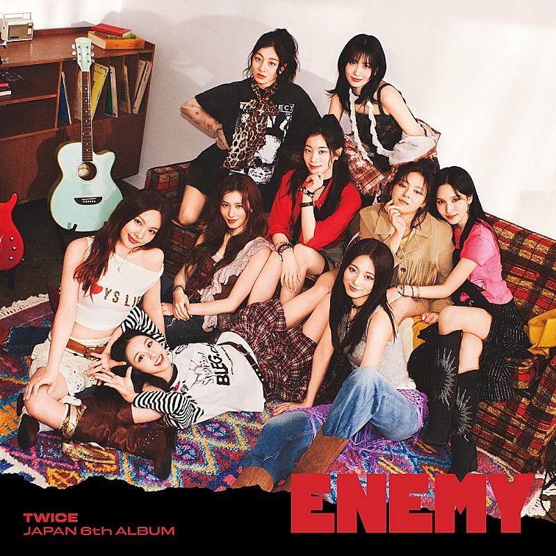 先ヨミ】TWICE『ENEMY』8.5万枚で現在アルバム1位独走中 | Daily News