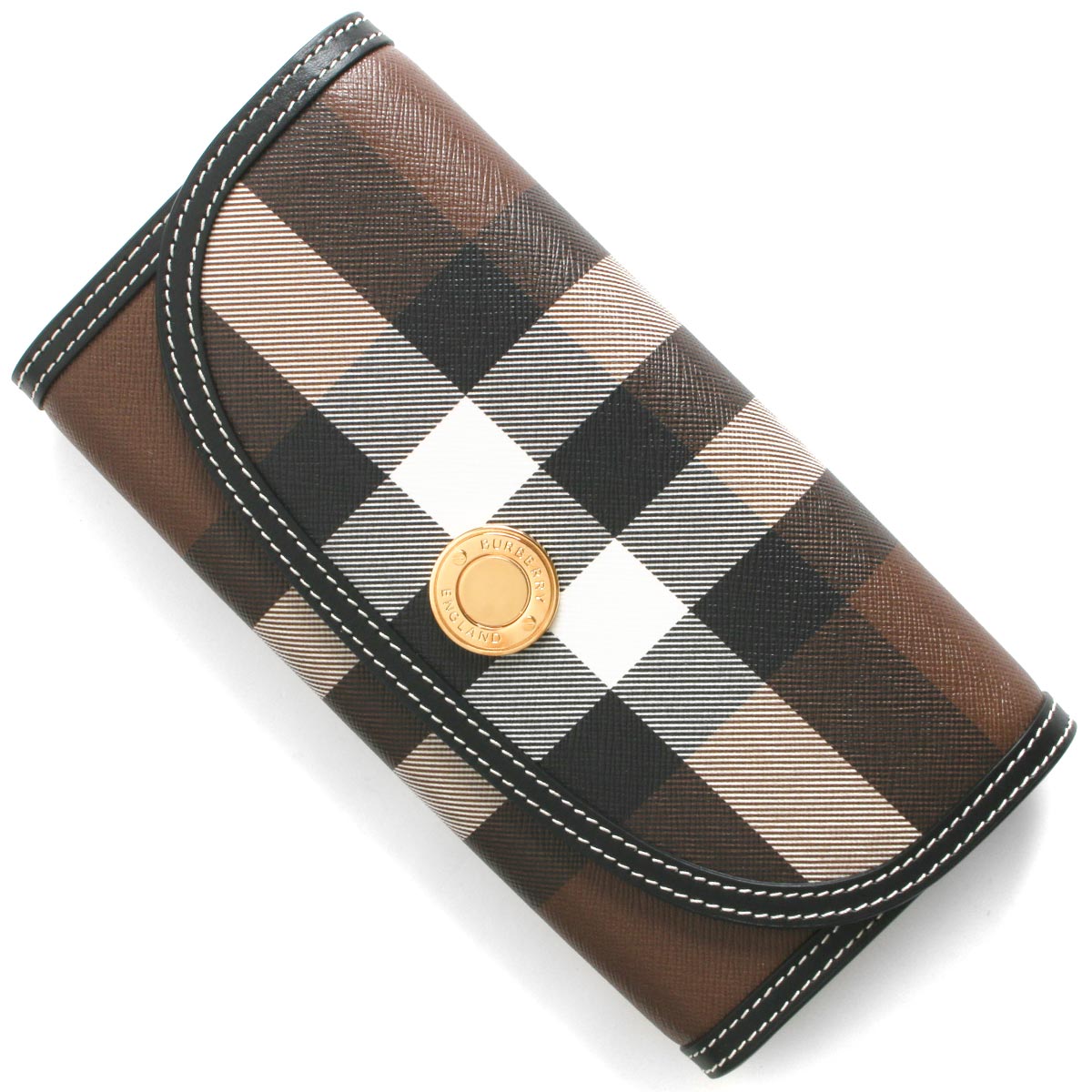 バーバリー 長財布 財布 レディース ハルトン ジャイアントチェック