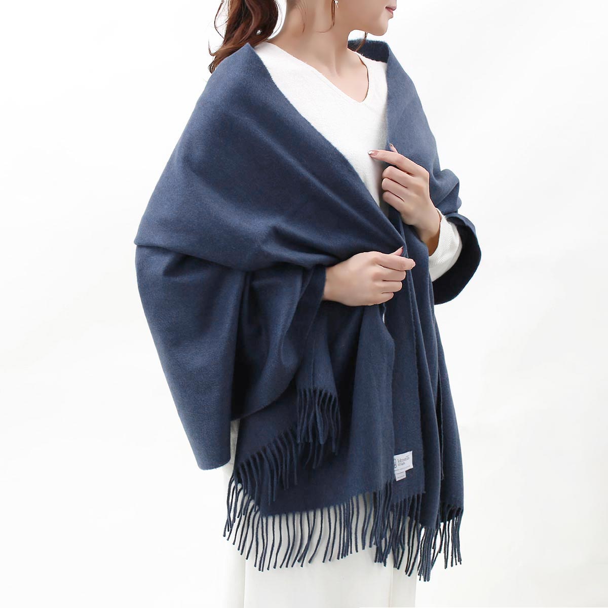 ジョンストンズ ストール/マフラー メンズ レディース WA56 大判