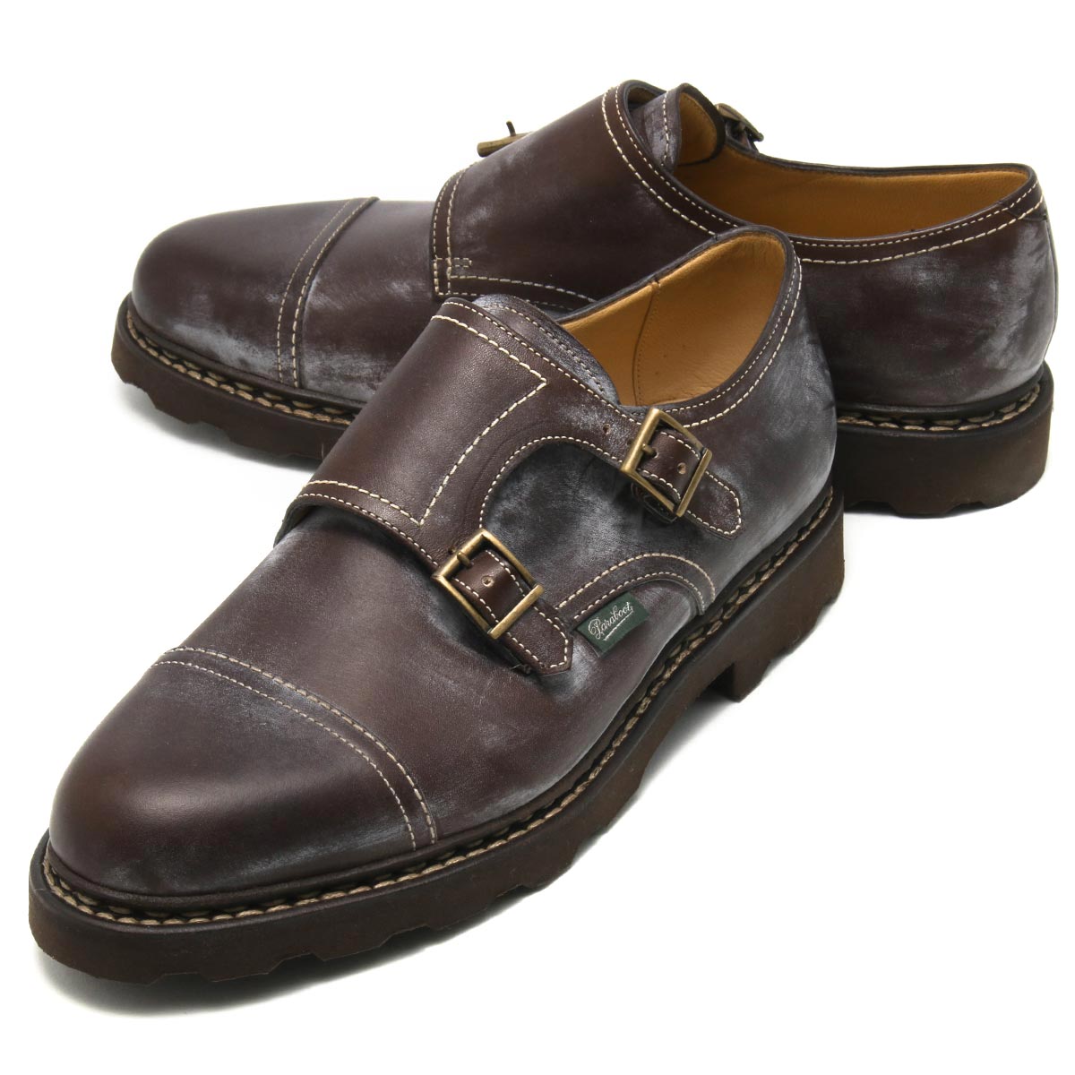 パラブーツ 革靴/ダブルモンクストラップ/ビジネスシューズ シューズ