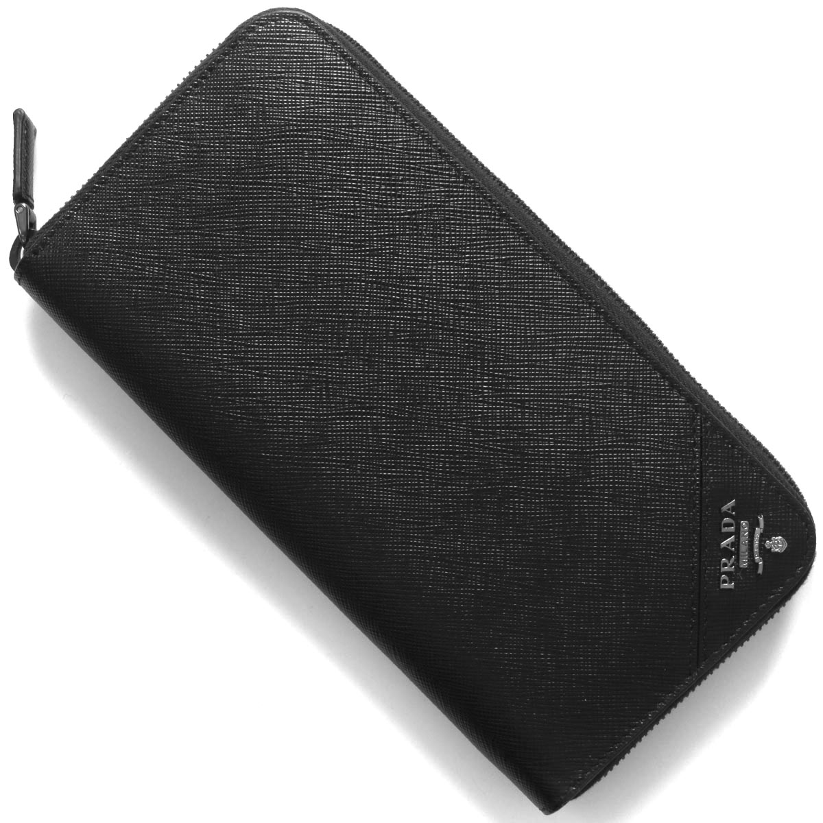 プラダ 長財布 財布 メンズ サフィアーノ メタル ブラック 2ML317 QME