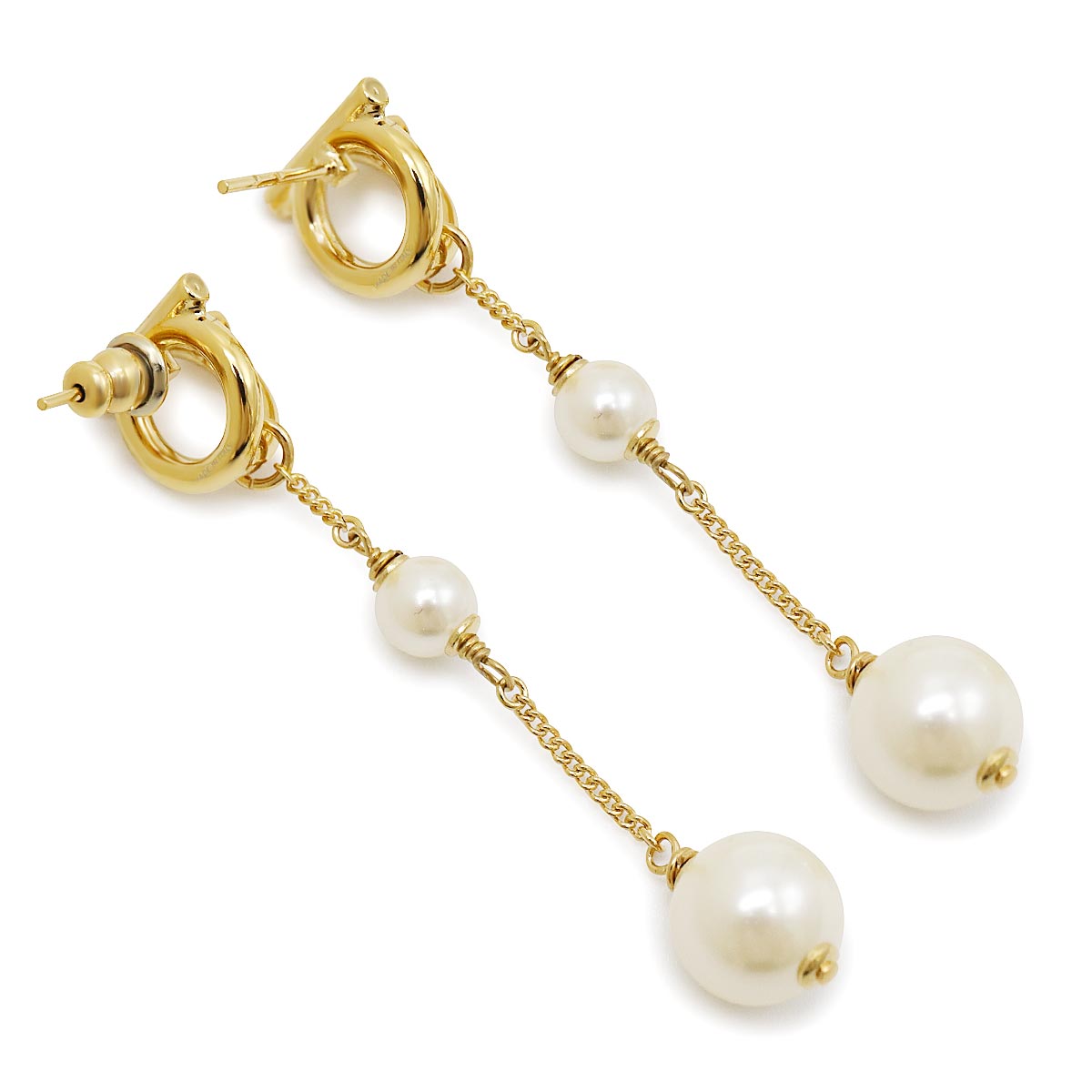 フェラガモ ピアス アクセサリー レディース 3D ガンチーニ ゴールド