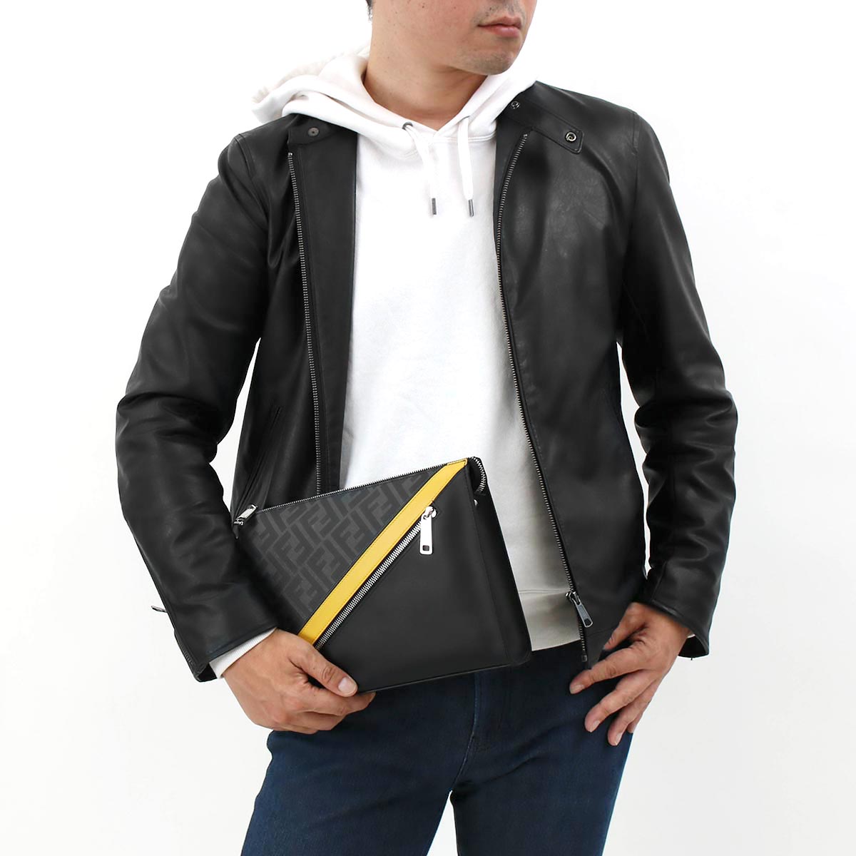 フェンディ クラッチバッグ/セカンドバッグ バッグ メンズ ズッカ