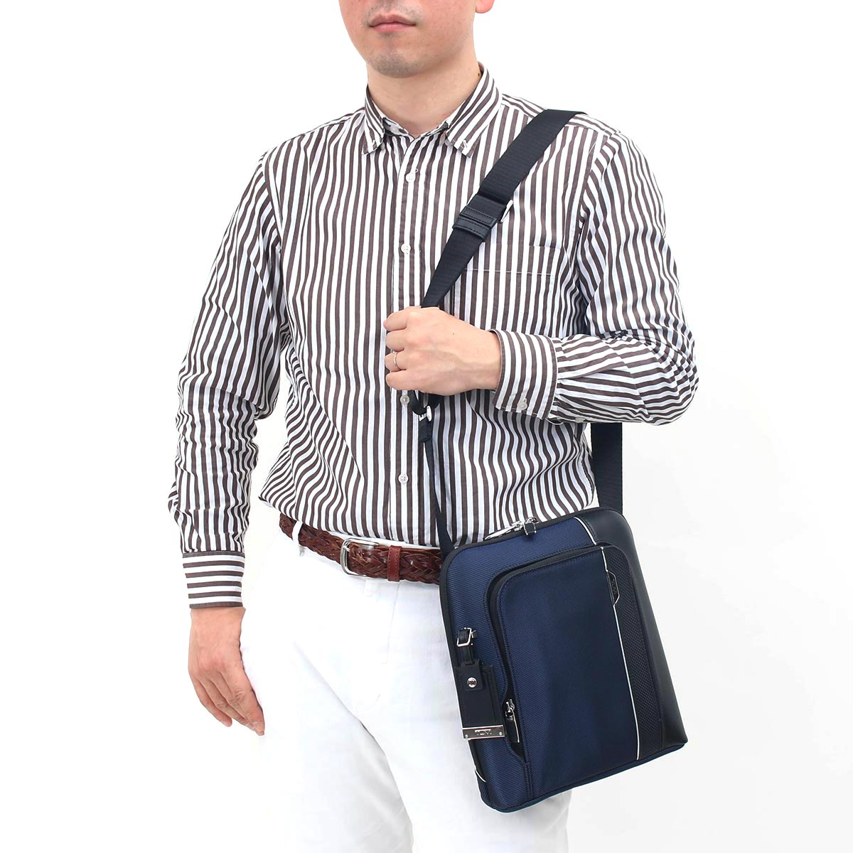 トゥミ ショルダーバッグ バッグ メンズ アライブ オルテン ネイビー