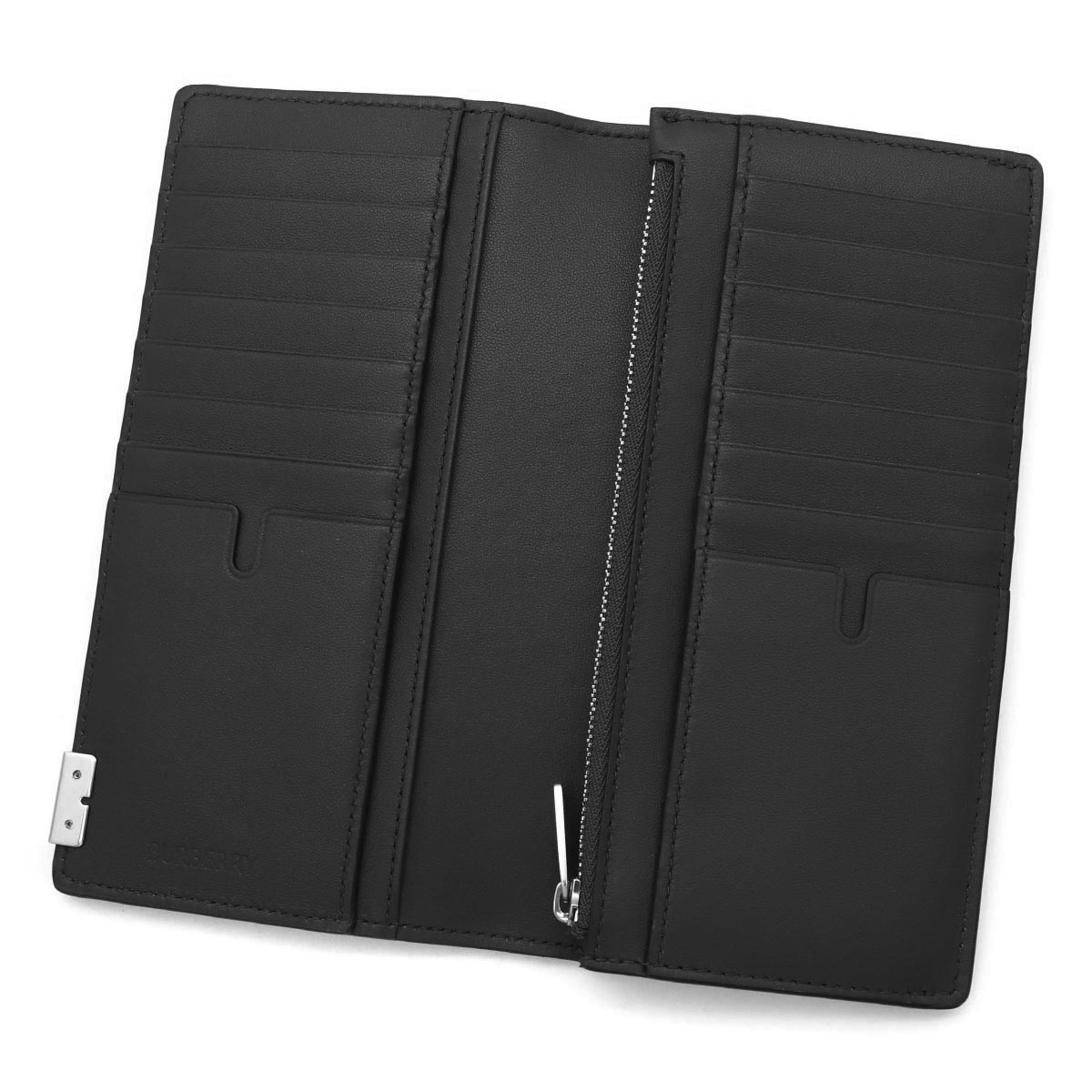 バーバリー 長財布 財布 メンズ キャベンディッシュ 二つ折り ブラック