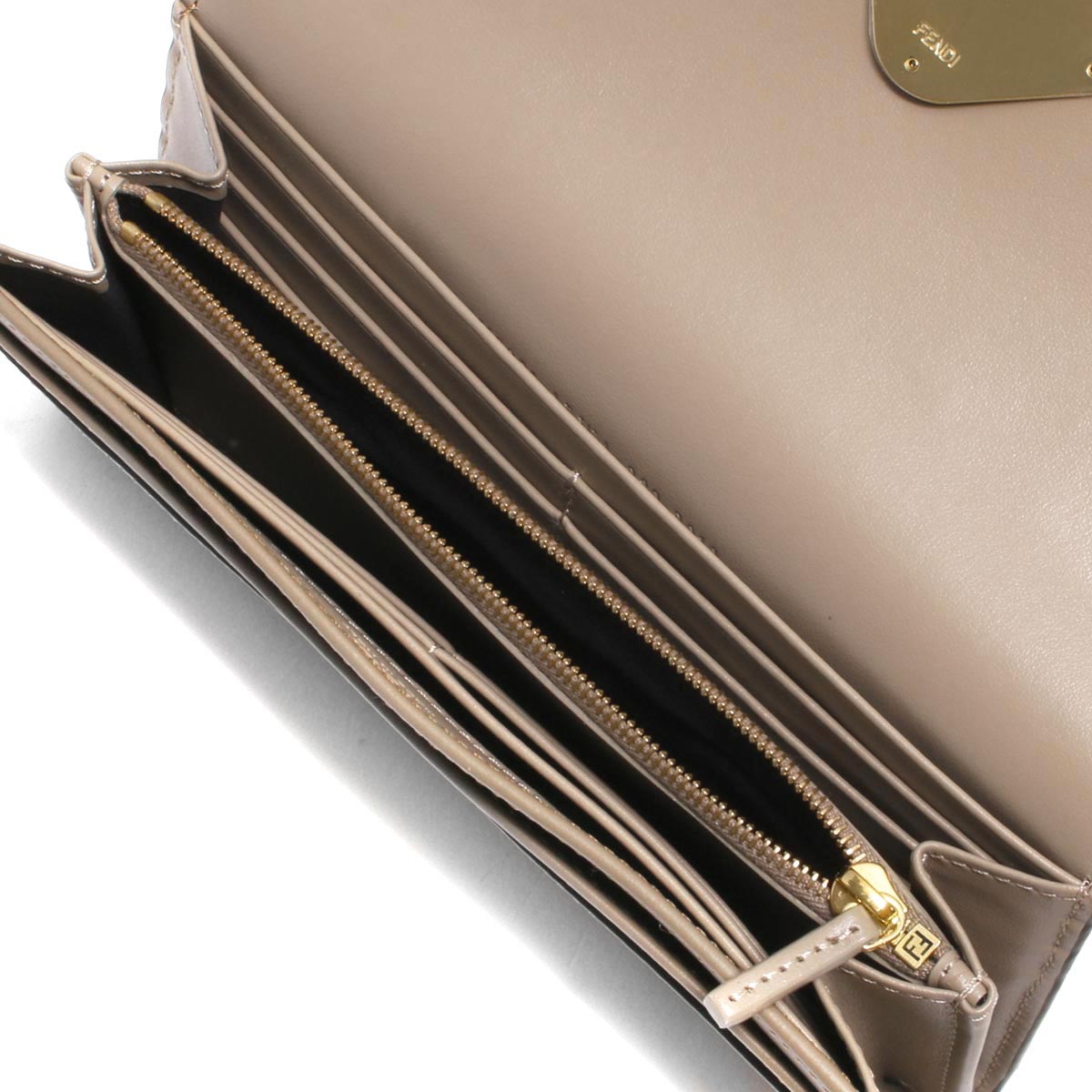 フェンディ 長財布 財布 レディース FFダイヤモンド トリュフベージュ