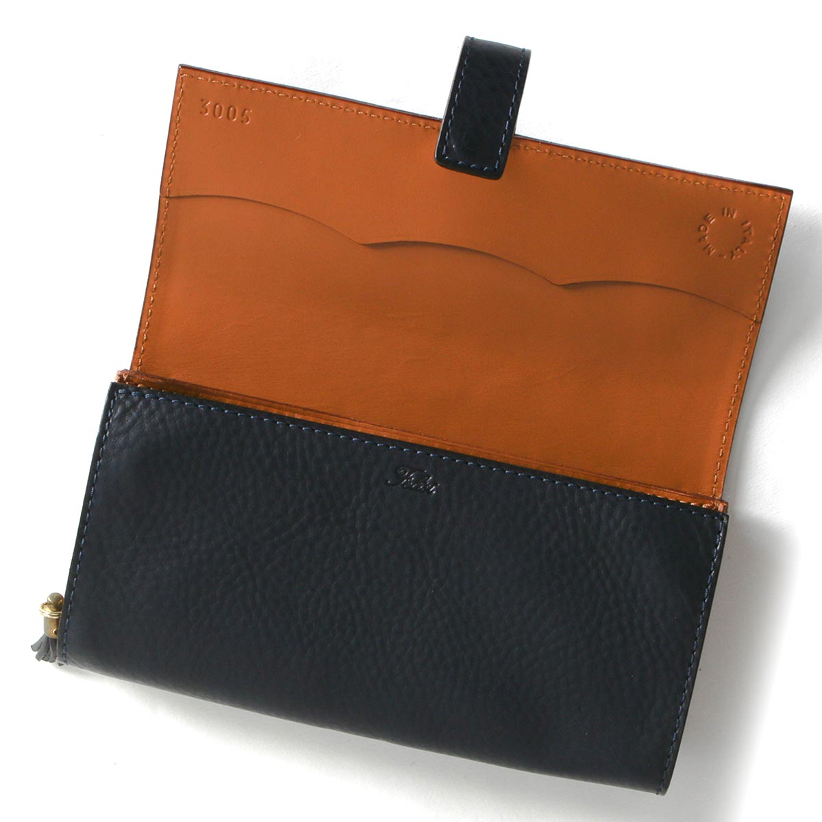 フェリージ 長財布 財布 メンズ レディース コロコロ ネイビーブルー