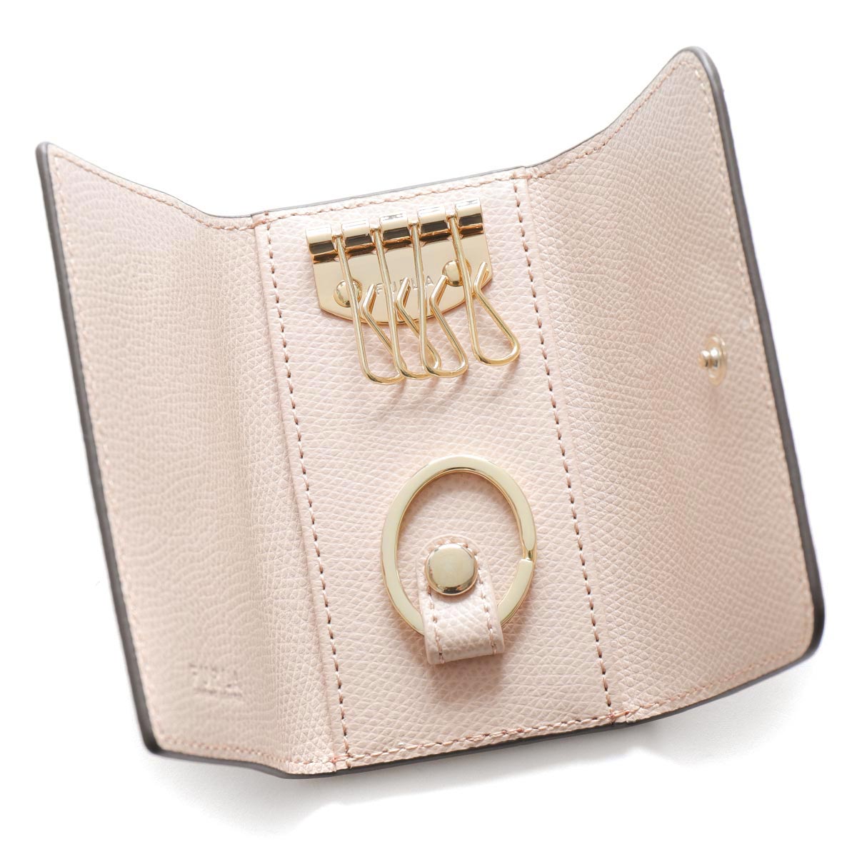 フルラ キーケース レディース カメリア バイカラー ロッソ ベネチアー