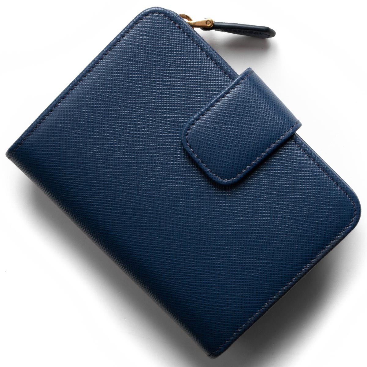 プラダ 二つ折り財布 財布 レディース サフィアーノ メタル ブリエッタ