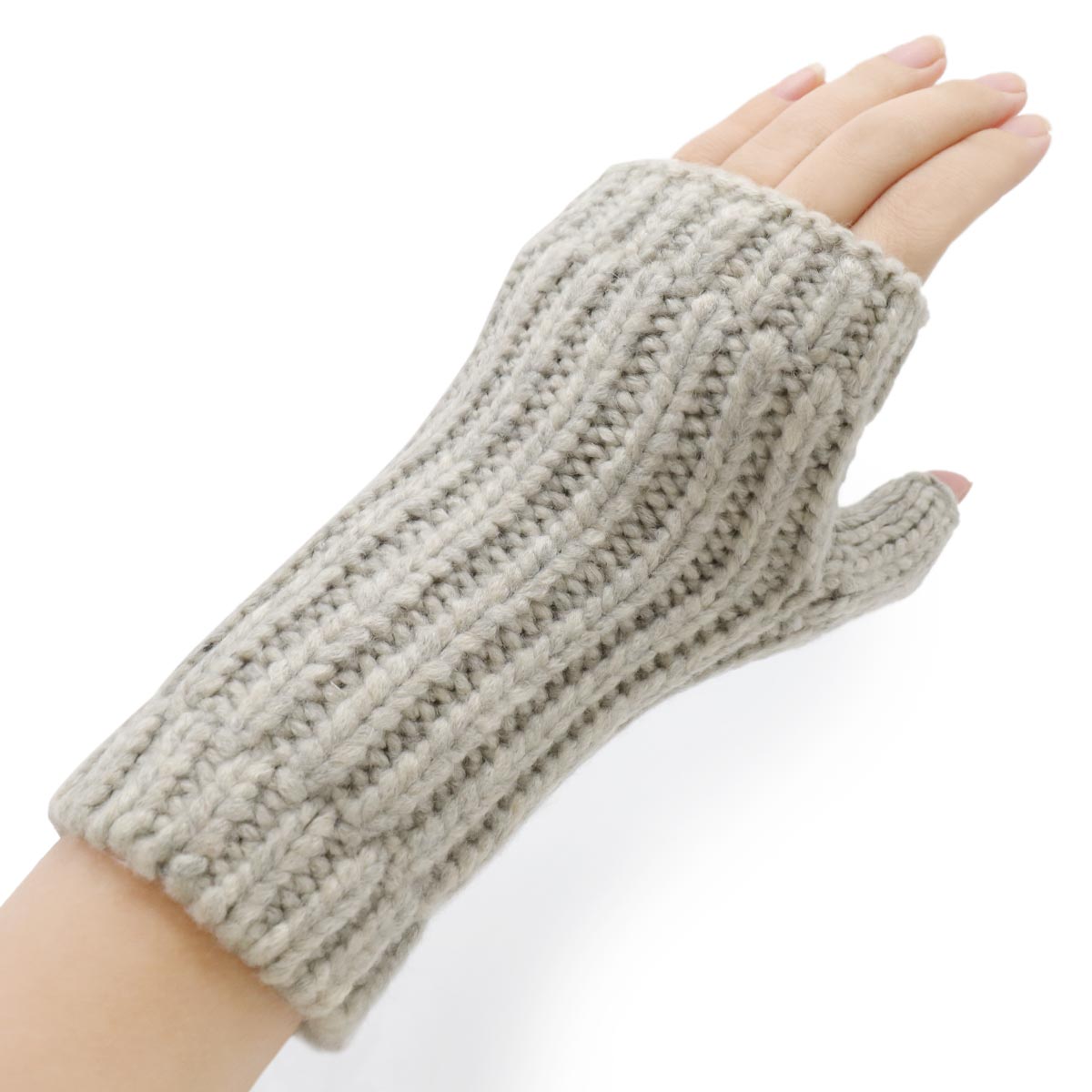 アグ アームウォーマー/手袋 レディース リブド フィンガーレス ミトン