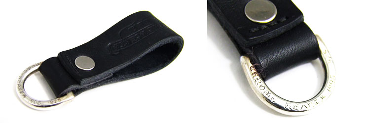 クロムハーツDキーリングハートボタンブラックレザー|クロムハーツ通販