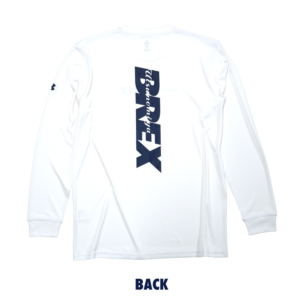 UA BREX S-TEXT バックプリント ロンT｜宇都宮ブレックス｜B.LEAGUE（B