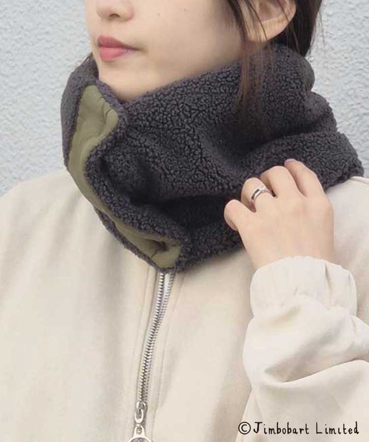 ジムボバートボアネックウォーマー | Bleu Bleuet（ブルーブルーエ